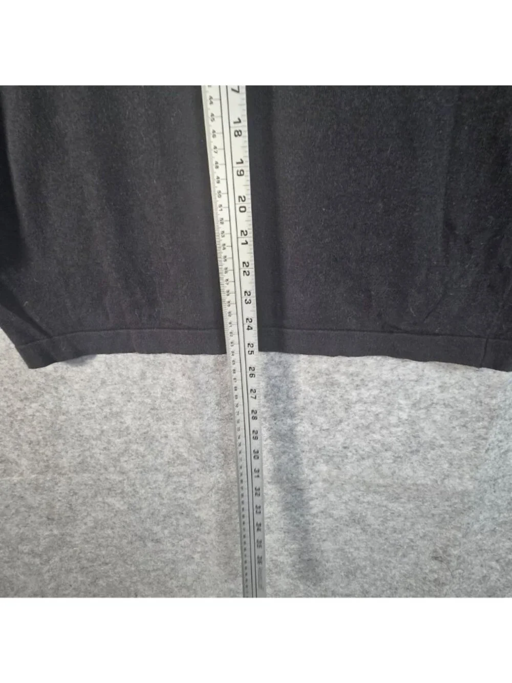J.Crew Black Cotton Silk Polo Sweater White Contrast Collar Long Sleeve L